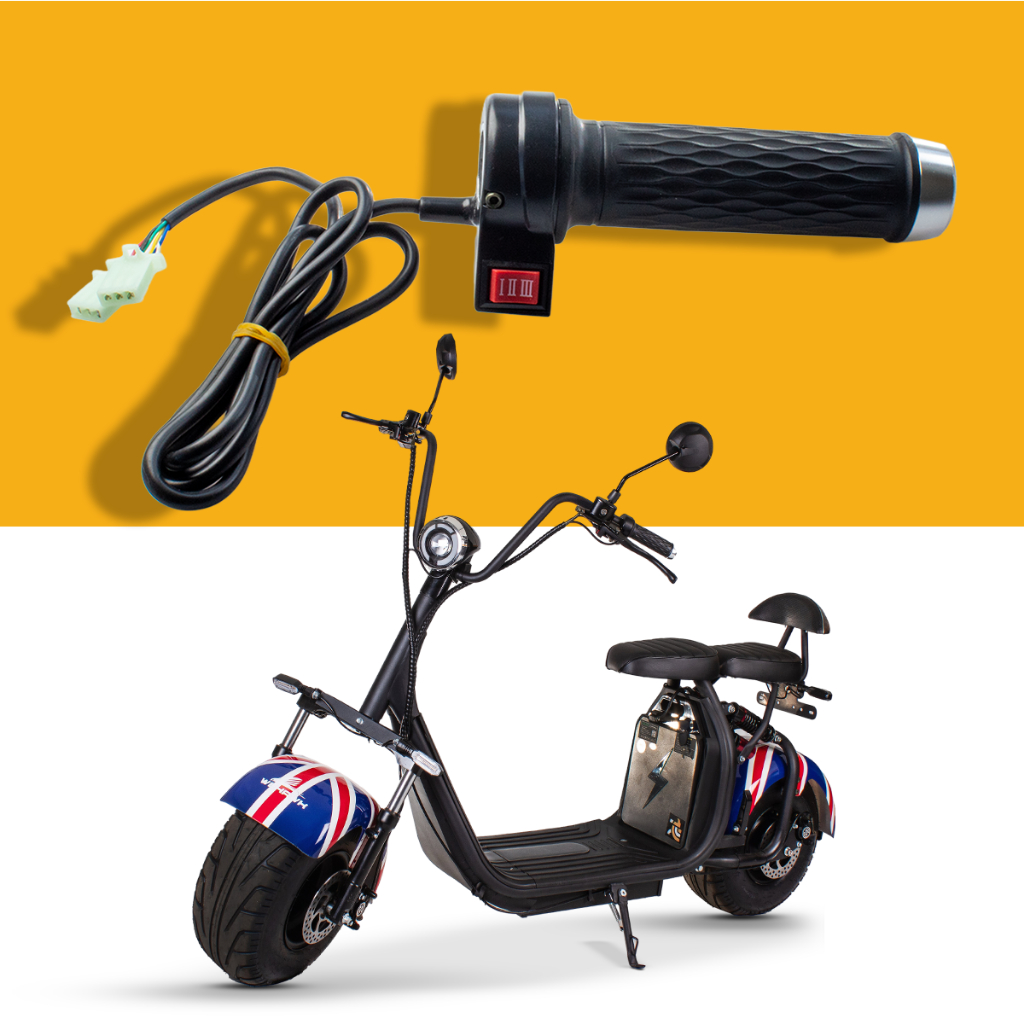 Acelerador Scooter Elétrica X7 X8 com Botão de Buzina – WeHawk Oficial em Oferta na Shopee