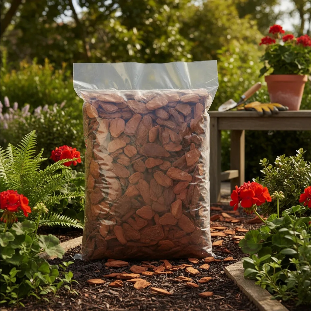 Casca De Pinus Polida Média 2 7 14 28 Litros 0,5kg 1,5kg 3kg e 6kg Jardinagem Vasos