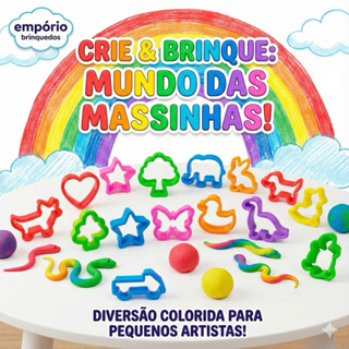100 Cortadores Forminhas para Modelar Moldes de Massinha kit festa em Oferta na Shopee