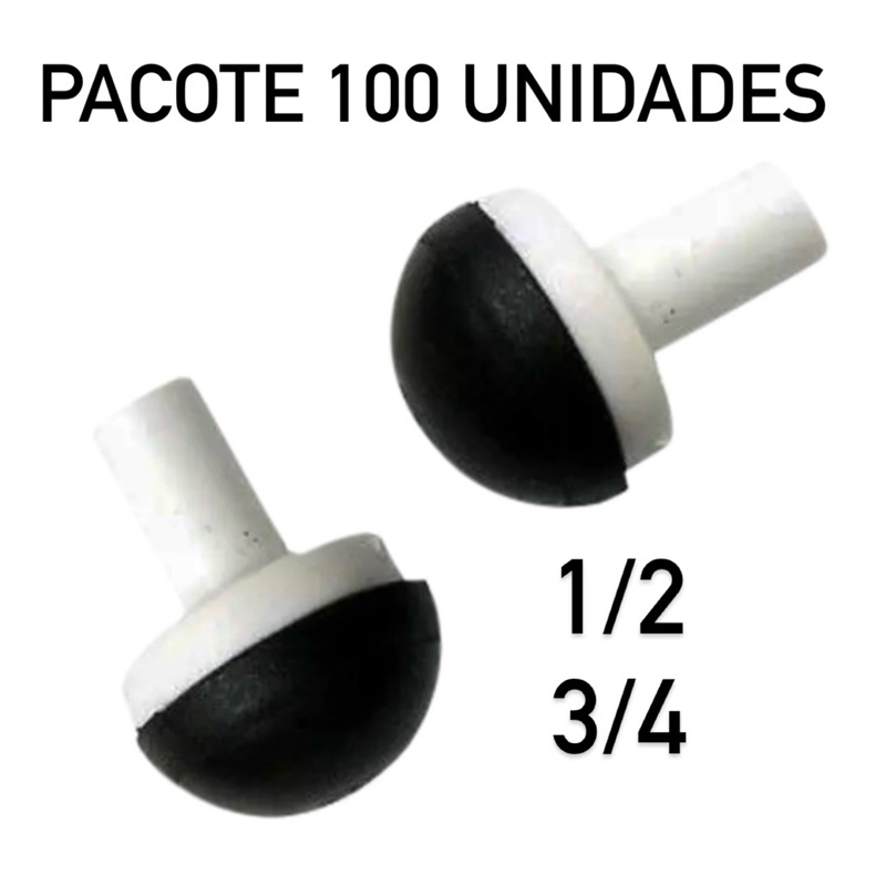 100 Peças Vedante Torneira Registro Carrapeta Bola 1/2 - 3/4 PVC Flexível Polipropileno Construção Reforma Construção