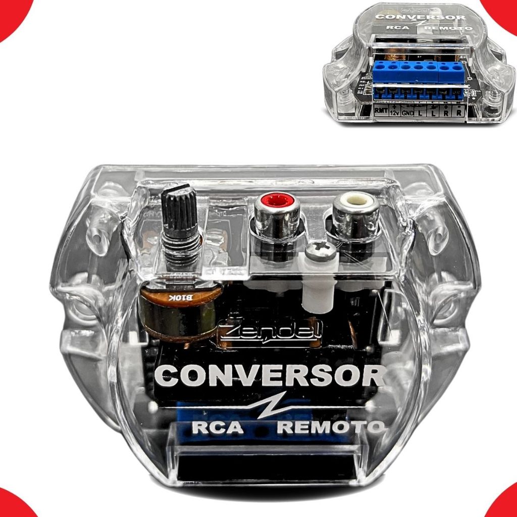 RCA CONVERSOR ADAPTADOR COM REMOTO ZENDEL ANTI RUIDO PROFISSONAL em Oferta na Shopee