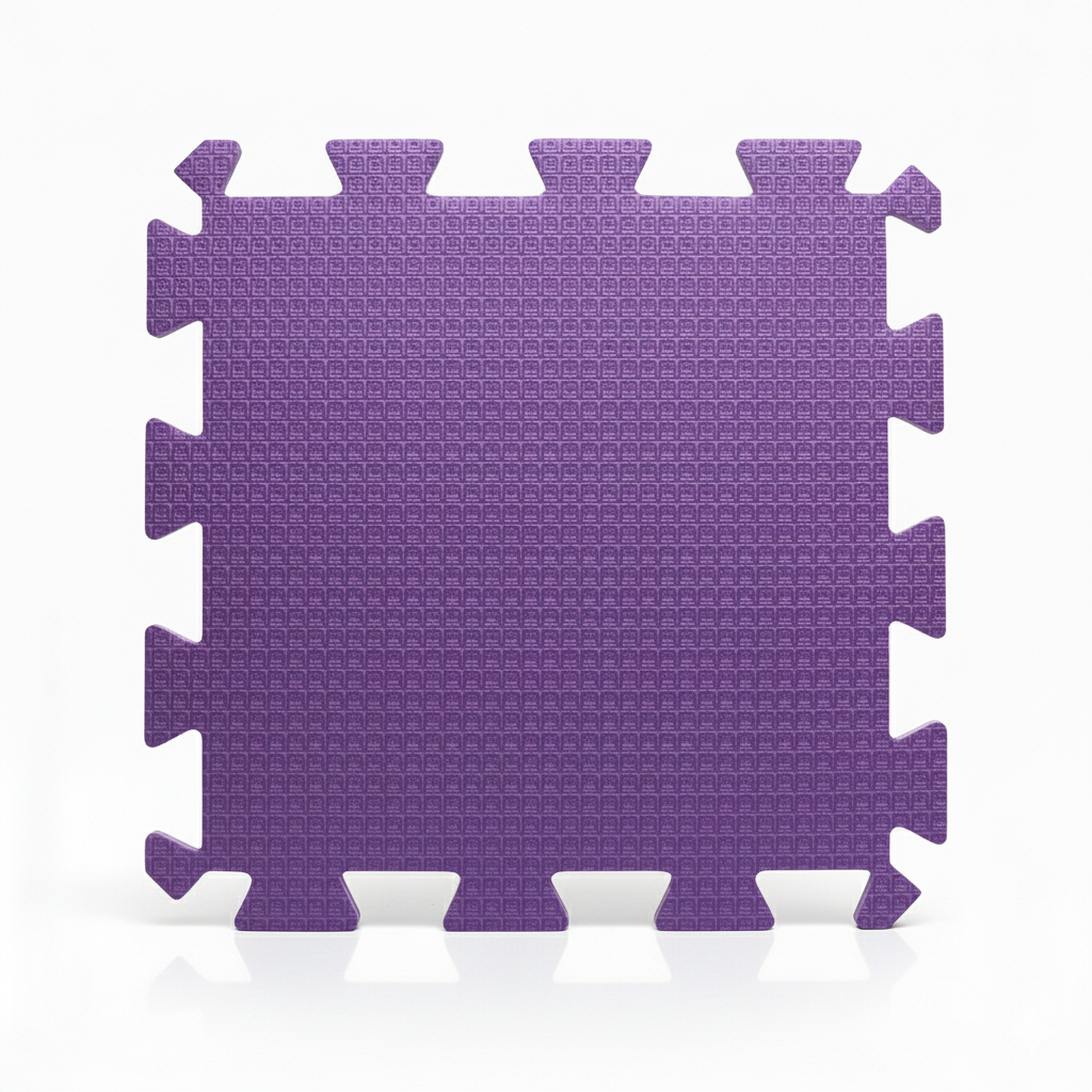 Tatame Eva Infantil Academia Crossfit Ginástica Encaixe 50cmx50cm Roxo