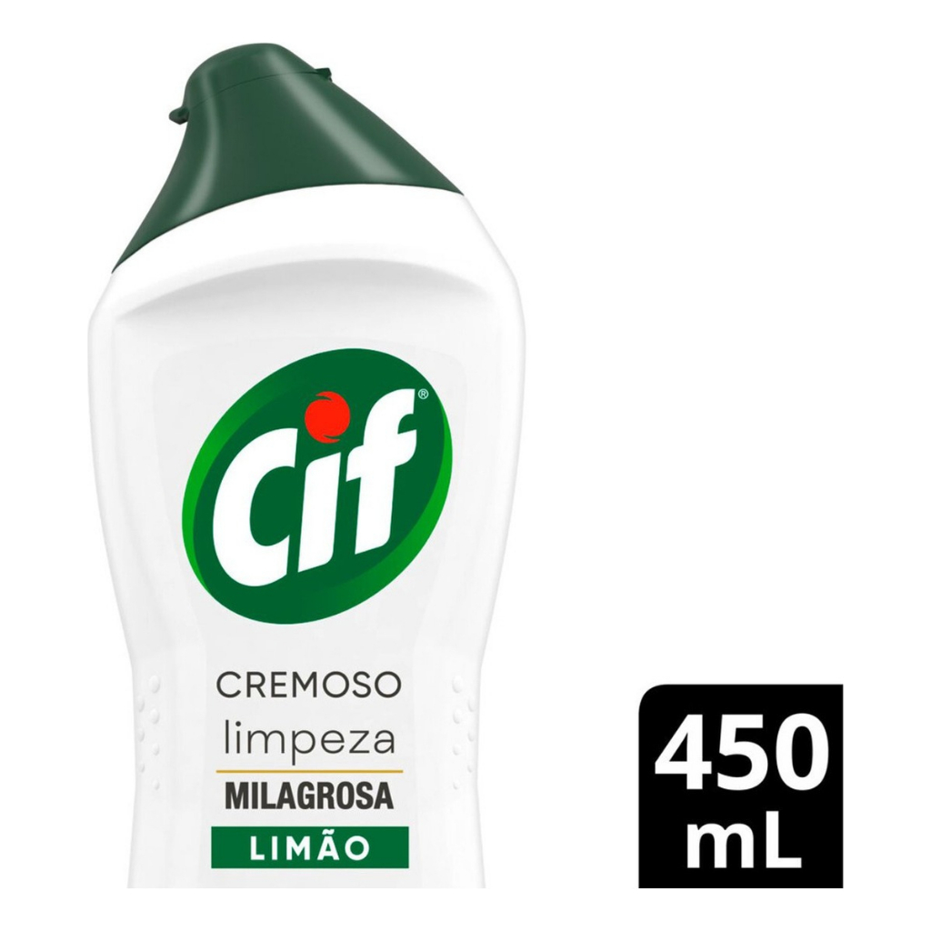 Multiuso Cif Cremoso Unidade 450 mL - Limão