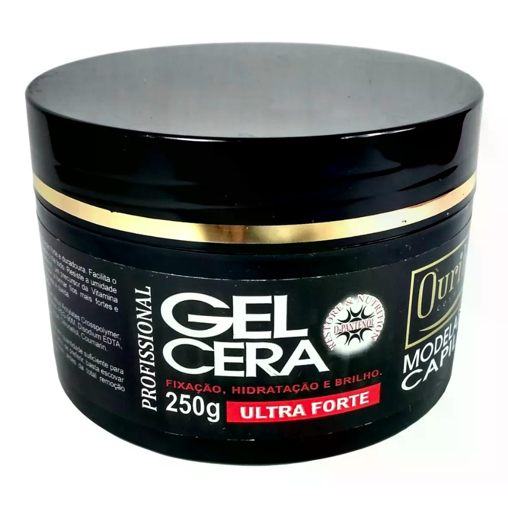 Gel Cera Capilar Ultra Forte Ouribel 250g em Oferta na Shopee