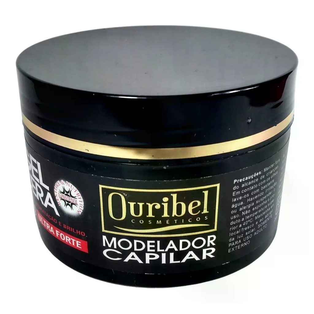 Detalhes do Kit 3 Gel Cera Capilar Ultra Forte Ouribel 250g
