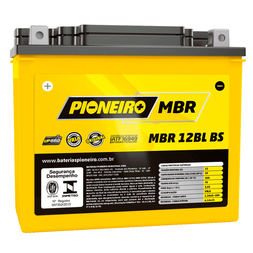 Bateria Xj6 Pioneiro Mbr 12bl Bs
