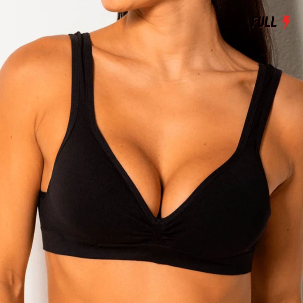 Sutiã Top com Bojo Básico Daily Microfibra Sem Costura Trifil em Oferta na Shopee