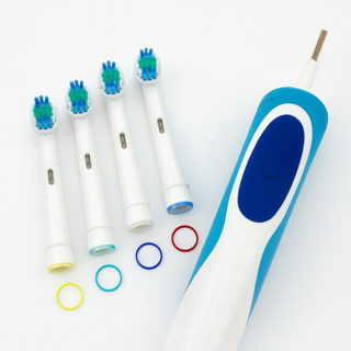 Refil Escova Elétrica Compatível Tipo Oral-B Braun 4/8/12 UN  | Limpeza Profunda | Cerdas Macias em Oferta na Shopee