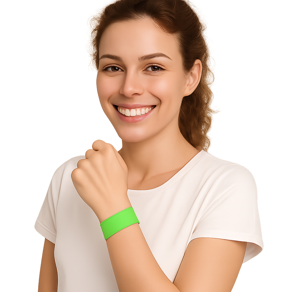 Kit 10/20/30 Pulseiras Identificação verde neon Festa Evento Hospital Adulto Infantil Idosos