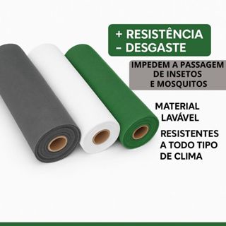 Tela Mosquiteira 1,20m Altura Até 5m de Comprimento Super Resistente em Oferta na Shopee