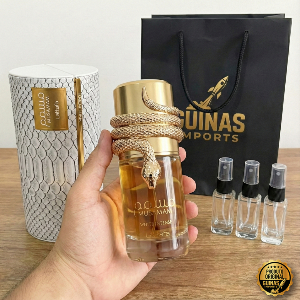 Perfume Árabe Lattafa Musamam White Intense EDP Feminino – Original em Oferta na Shopee