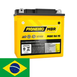 Bateria Moto Agm/vrla Pioneiro Mbr 9a Ys 12v 9ah