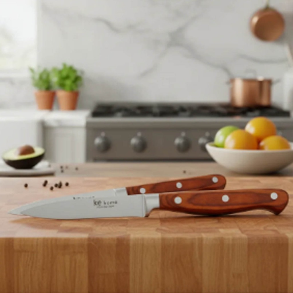 Facas Cozinha Legume Fruta Serra Pão Aço Inox Corta Bolo Mesa Churrasco Afiada Qualidade