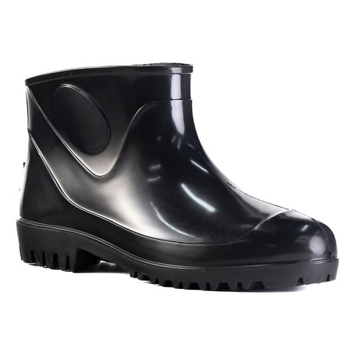 Bota Chuva Limpeza Moto Pvc Impermeável Cano Extra Curto