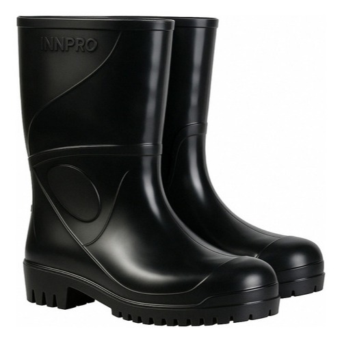 Bota Borracha Pvc Cano Médio Impermeável Limpeza Epi