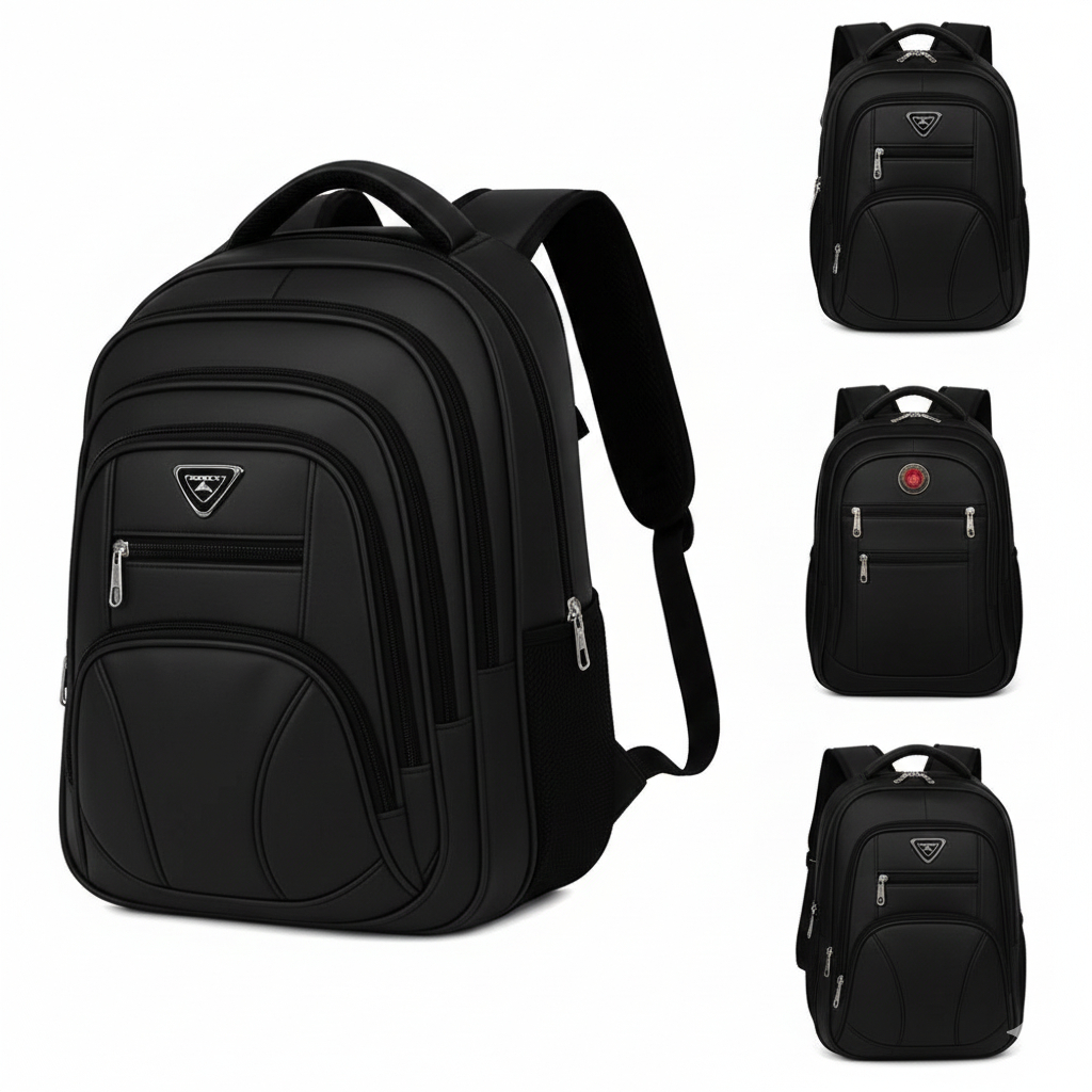 Mochila Grande Impermeável Faculdade Executivo Reforçada Notebook Cadeado com Bolso Anti-furto