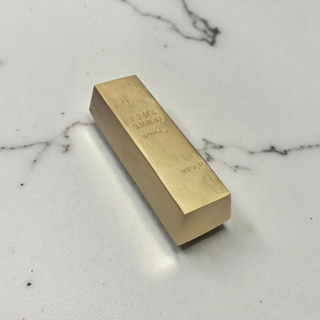 Barra De Ouro Em Resina Decoração Colecionável em Oferta na Shopee