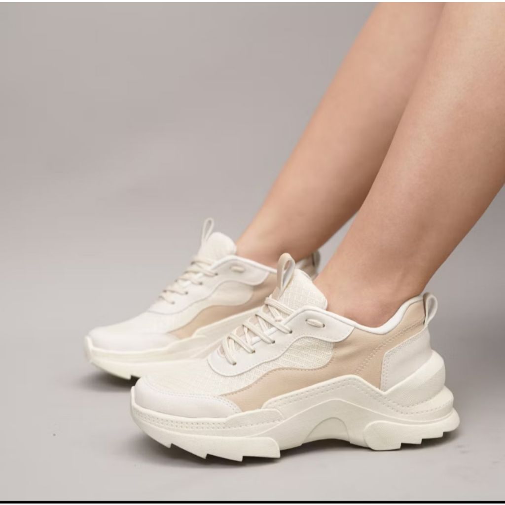 Tênis Feminino Tratorado Sneaker Plataforma, Confortável e Resistente Original  Premium