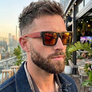 Óculos de Sol Masculino Quadrado Ilook Moda Street Preto Fosco Armacao Espessa Duravel em Oferta na Shopee