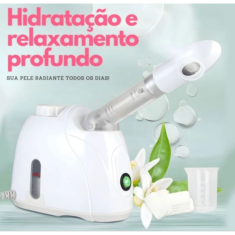 Vaporizador Facial - Vapor de Ozônio Profissional Pele Portátil 110V em Oferta na Shopee