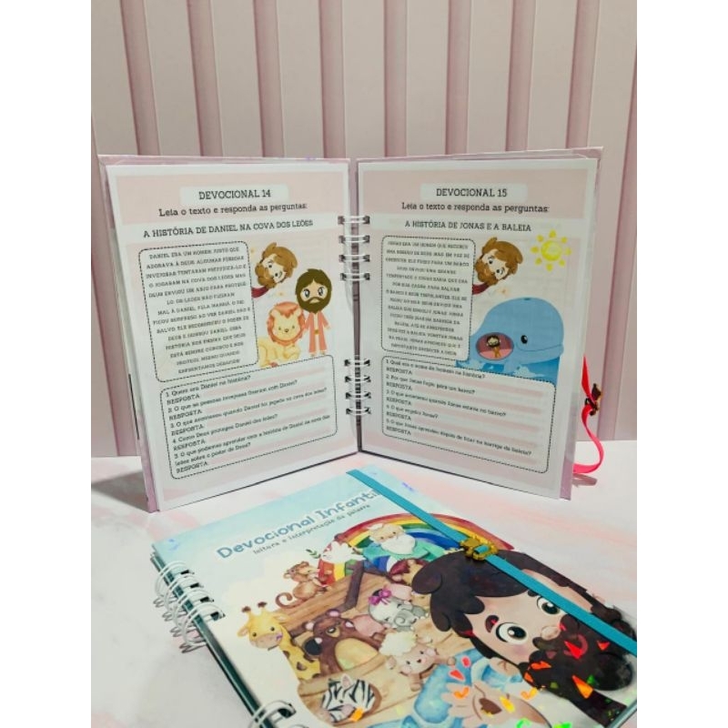 Devocional infantil ilustrado personalizado