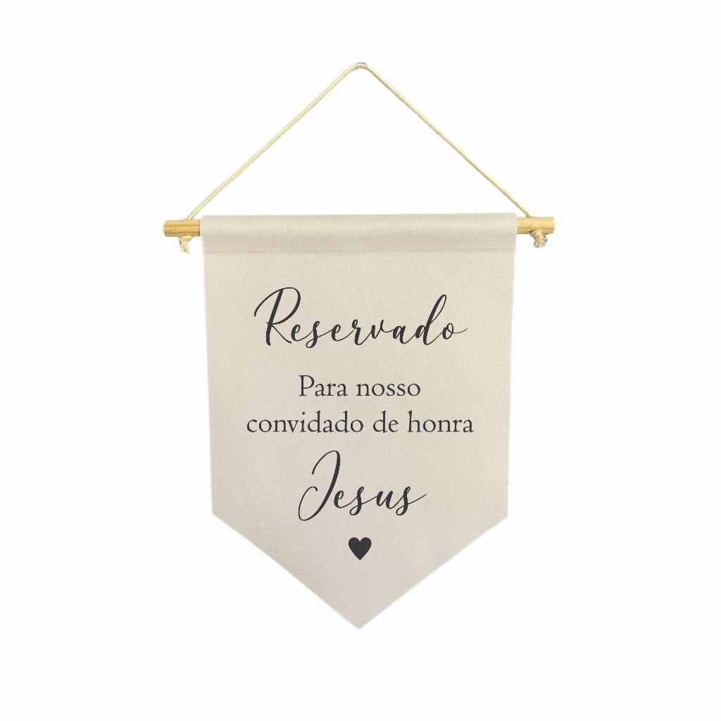 Flamula decorativa casamento reservado para nosso convidado de honra em Oferta na Shopee