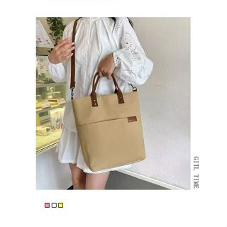 Bolsa De Lona Simples Feminina Grande Capacidade Bolsa De Mão Bolsa De Ombro Transversal X233 LING em Oferta na Shopee