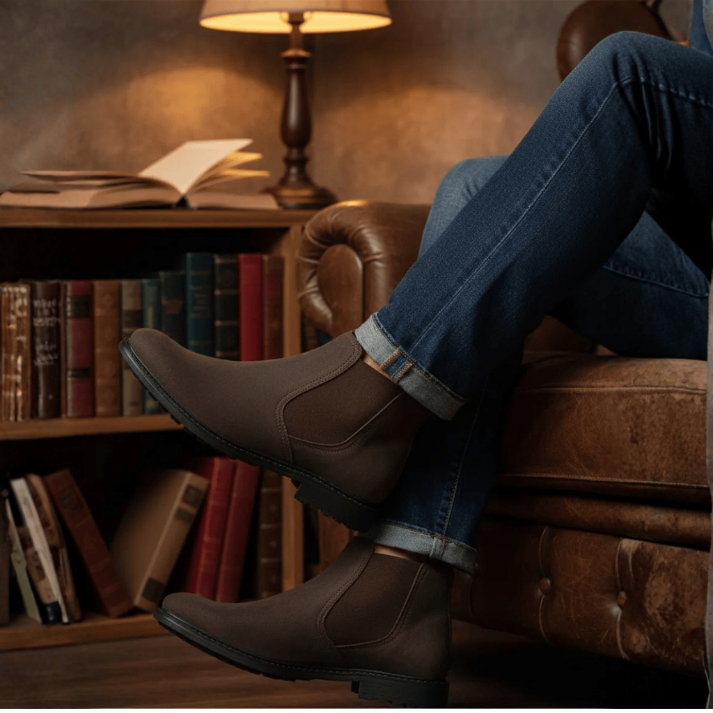 Bota Botinha Feminina Coturno Sola Antiderrapante Confortável Elegante Trabalho Couro Artesanal 2026