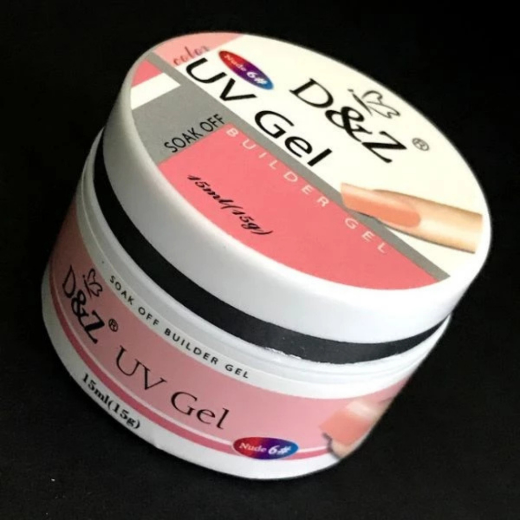Gel Uv Construtor D&z 50 Gramas 100% Original Uv 50g Clear 15g / Nude 30g / Nude 50g