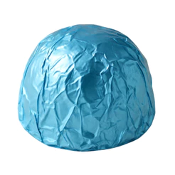 Papel Chumbo 8x7,8cm Bombom Trufa 300 Unidades Azul Claro