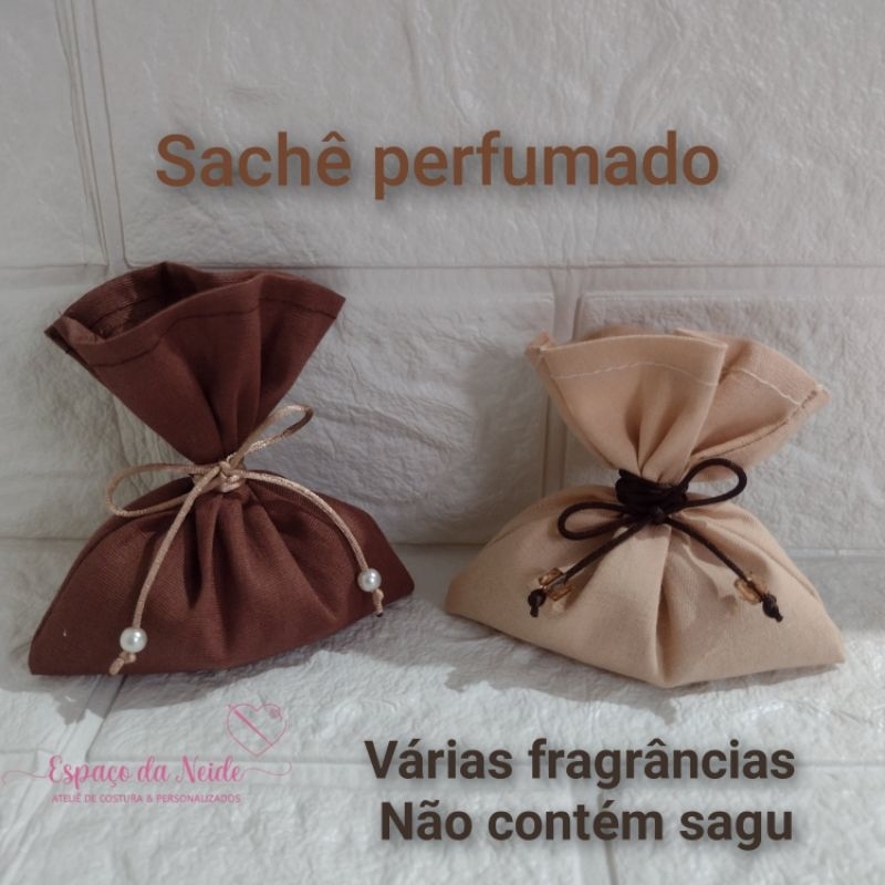 Sachê perfumado artesanal pré venda kits 5 a 10 unidades