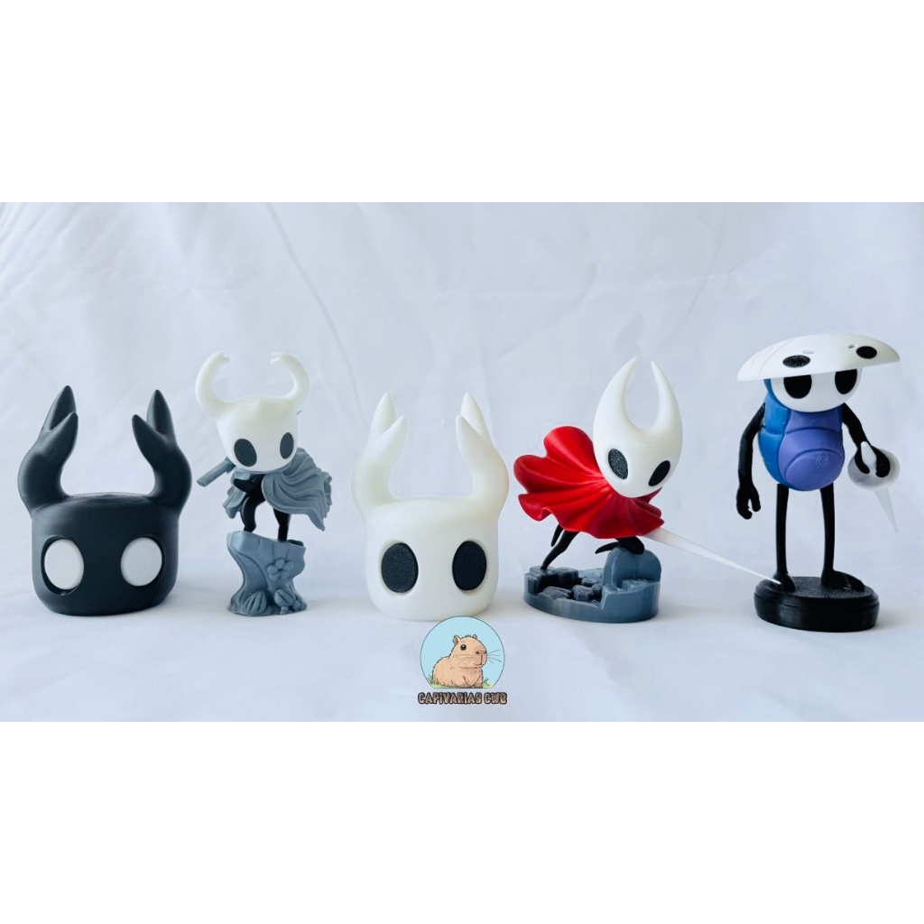 Kit Hollow Knight Hornet Cavaleiro Oco | Quirrel Bonecos | Luminária Gamer Suporte Controle Presente