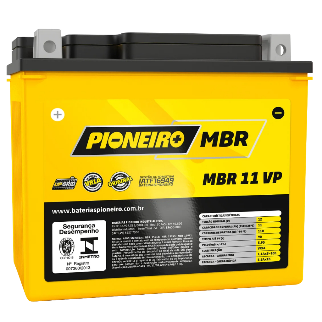 Bateria Moto Cb 1000 F, Cbr 1100 Mbr 11 Vp 12v 11ah