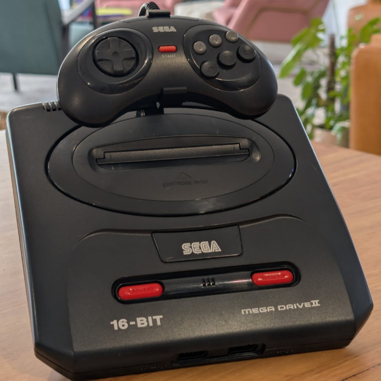 Suporte Mega Drive 2/3 Genesis SEGA Exibição Stand Dock