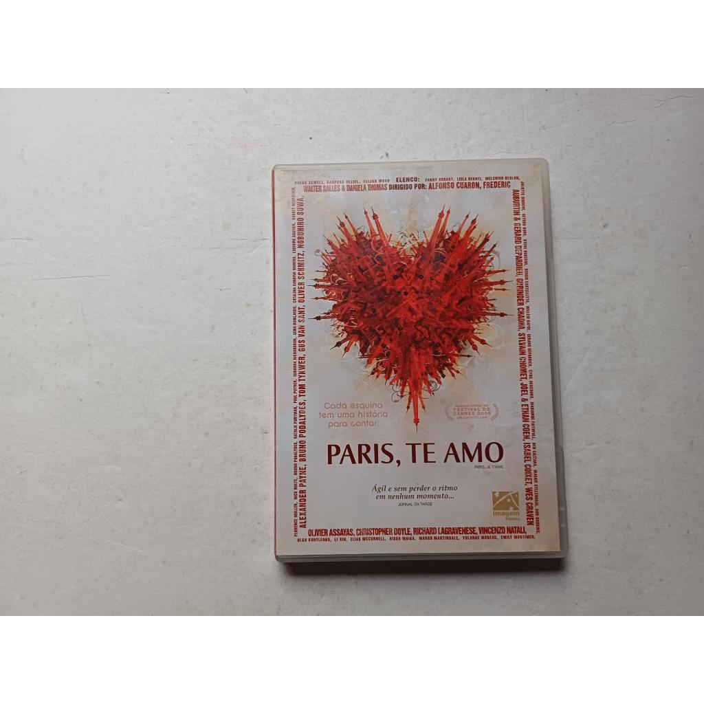 dvd Paris Te Amo - com Maggie Gyllenhall Natalie Portman Willen Dafoe Elijah Wood Juliette Binoche Nick Nolte