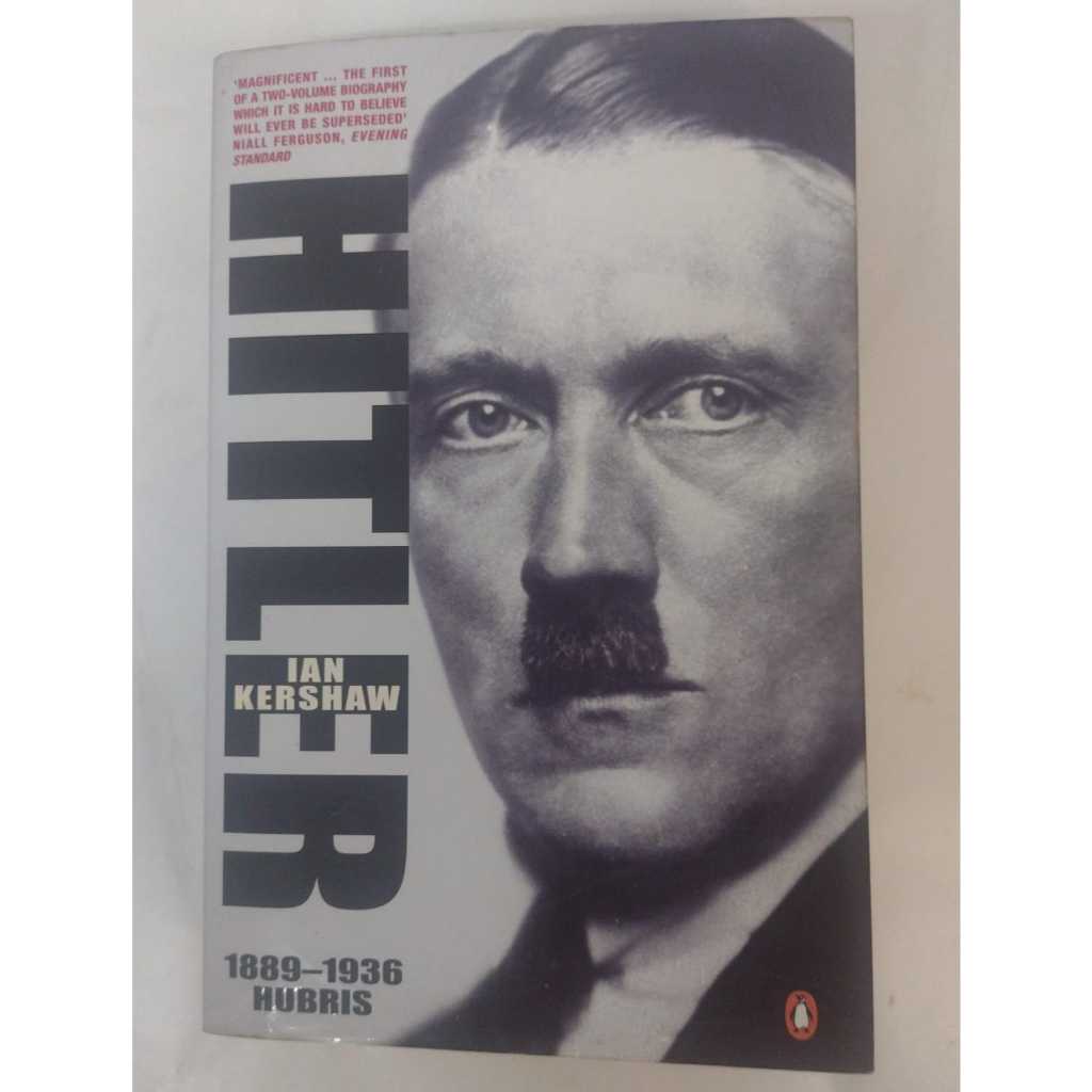 LIVRO Hitler 1889-1936 - Autor: Ian Kershaw - Editora: Penguin Books - R0465
