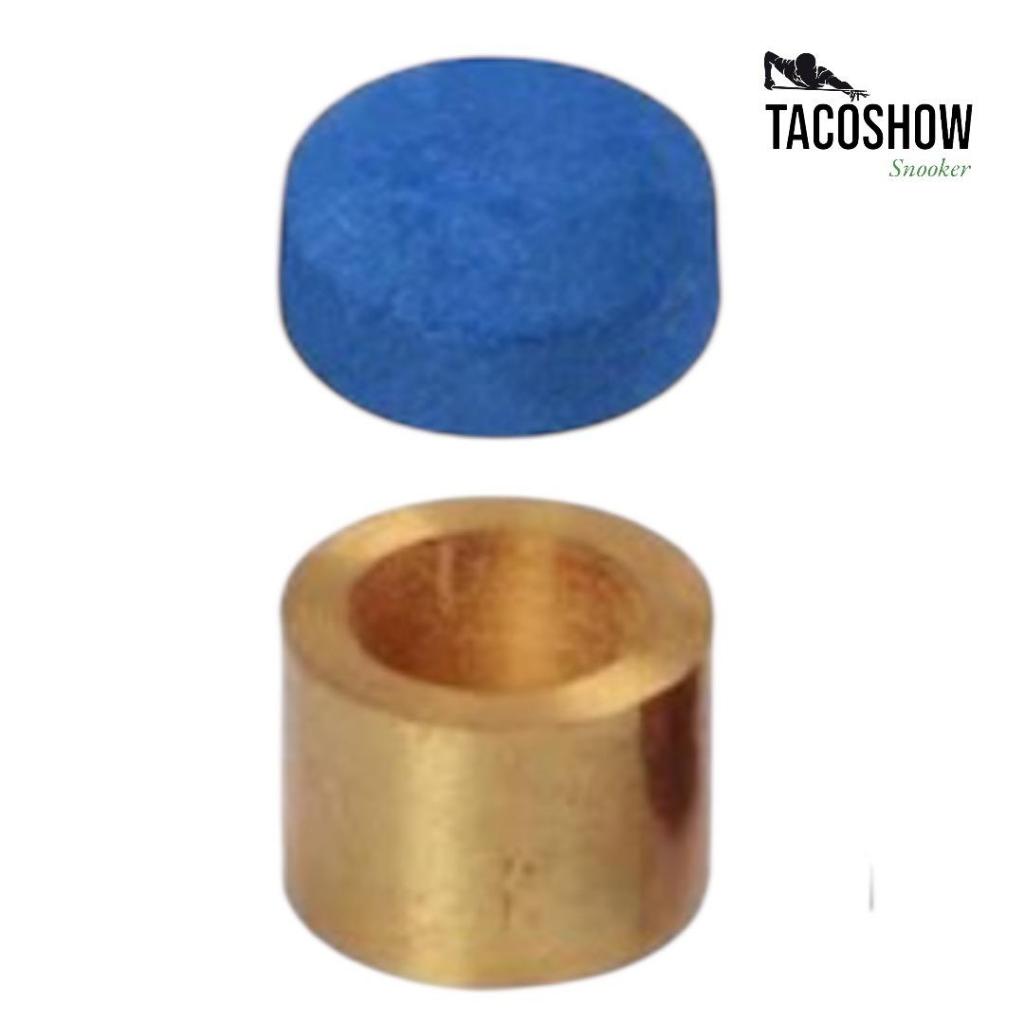 Virola de Metal com Sola De Couro 11 mm Para Taco de Sinuca Bilhar Snooker Profissional