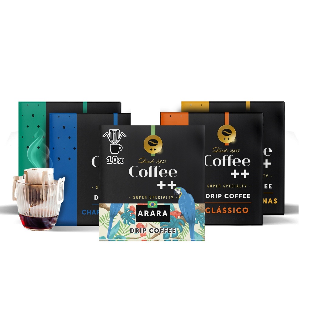 Café em Sachê Coffee Mais Drip Coffee Variedades  - 50 unidades em Oferta na Shopee