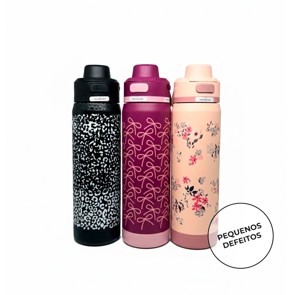 Outlet Gocase Garrafa Térmica Flip Pro 750ml Estampadas em Oferta na Shopee