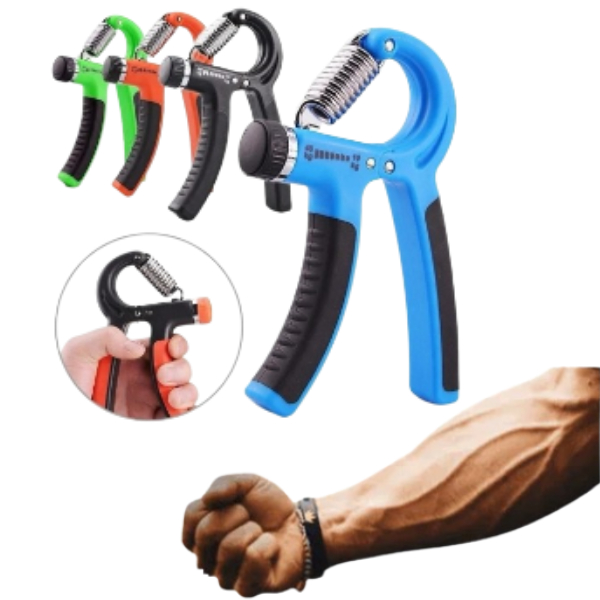 Aderência de Mão Hand Grip Flexor De Punho Com Mola Ajustável Para Antebraço Exercício