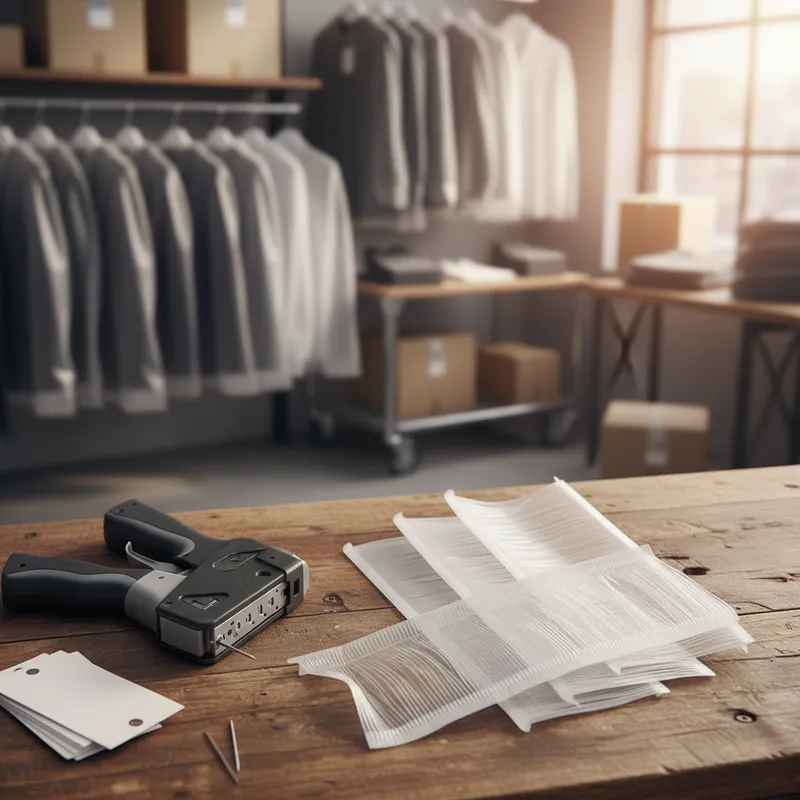 Kit Pistola Aplicadora + 1000 Pinos + 1000 Etiquetas Tag para Roupas Reforçado Profissional