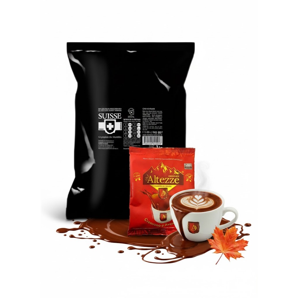 1,1kg Chocolate Quente Cremoso ALTEZZE CAMPOS DO JORDÃO (rende 6,6 LITROS)