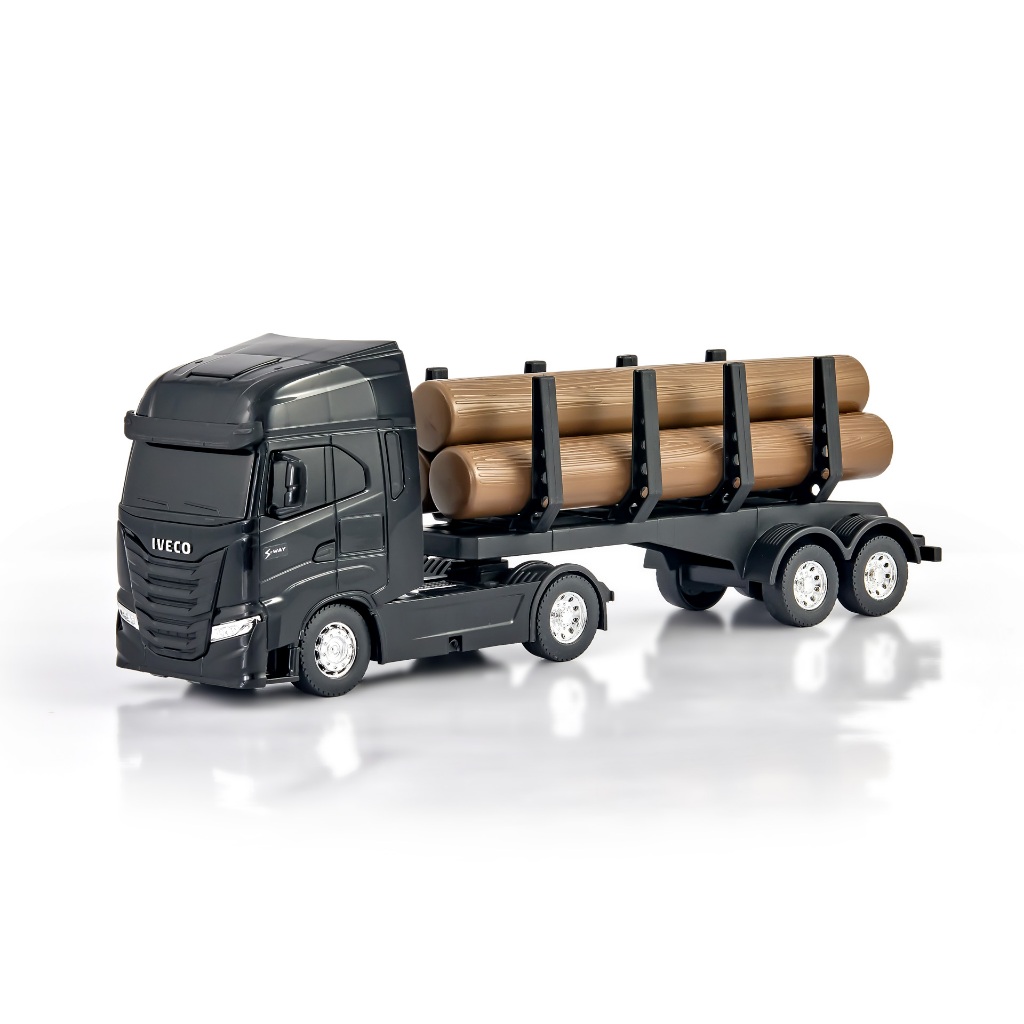 Caminhão Brinquedo Miniatura Iveco S-Way Toco Tora 47cm  Realista Colecionável Escolha a Cor Usual Brinquedos