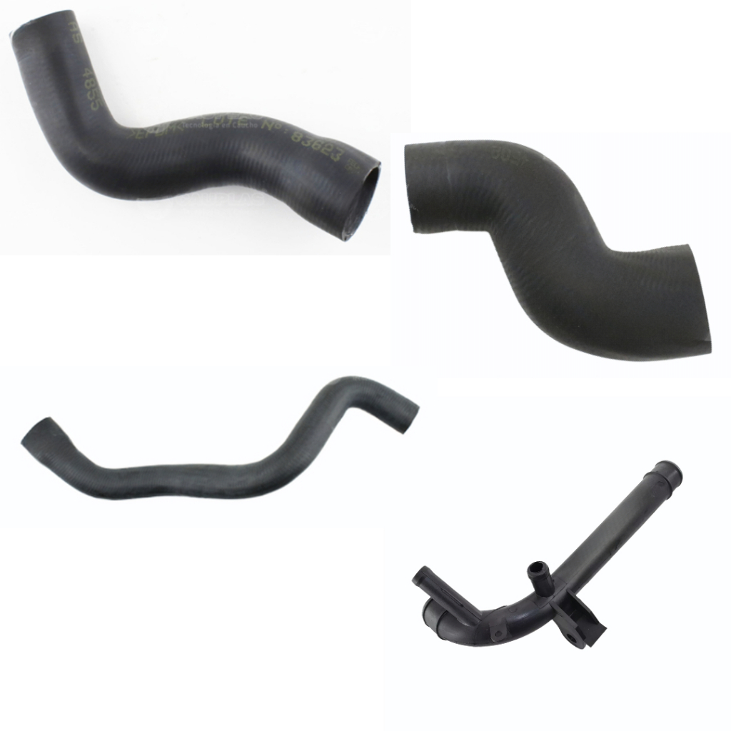 Conjunto Cano + 3 Tubeiras Corsa 1.8 8v Frente Montana 2003 Em Diante - 93383567