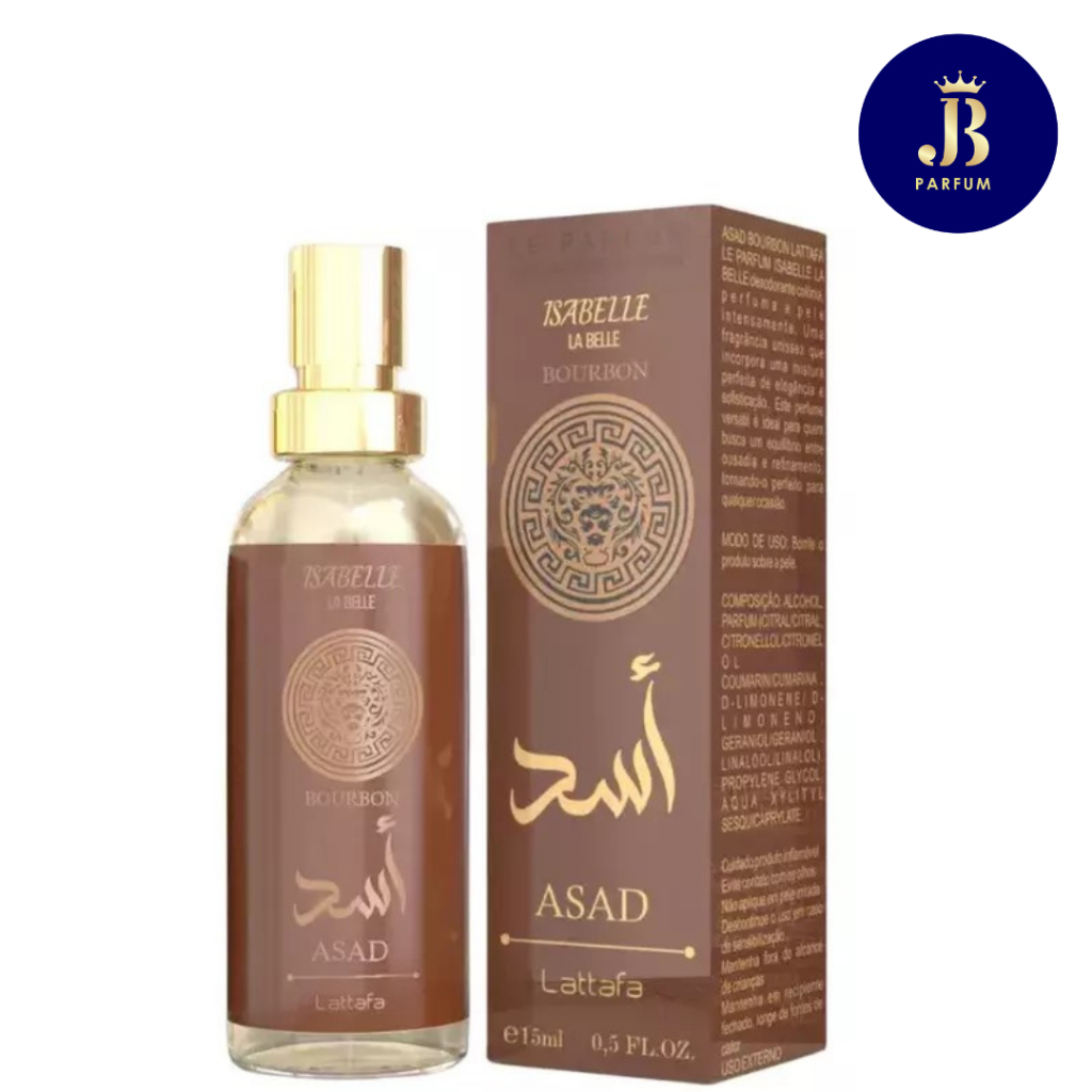 Perfume ASAD BOURBON 15ml - Isabelle la Belle