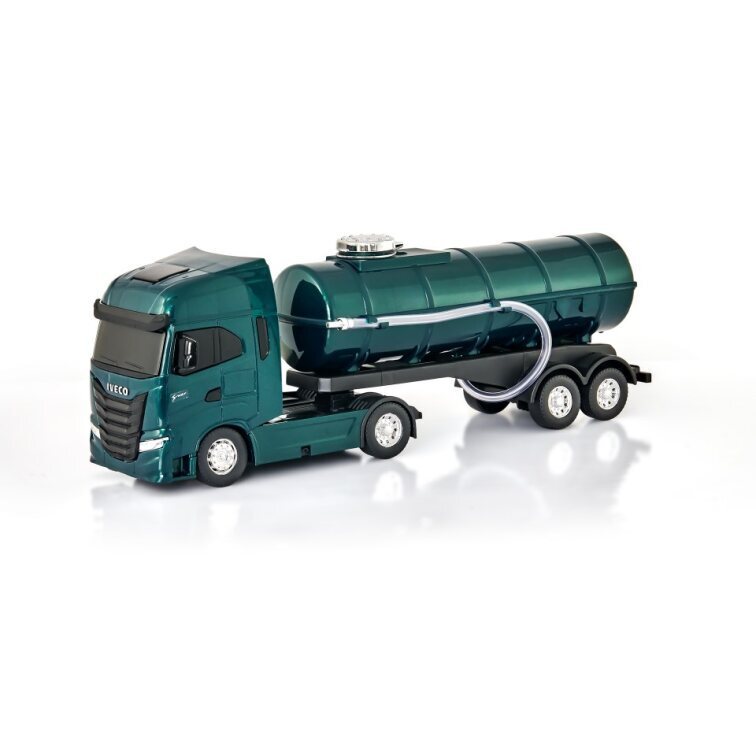 Caminhão Brinquedo Miniatura Iveco S-Way Toco Tanque Mangueira Funcional Roda Cromanda Usual Brinquedos