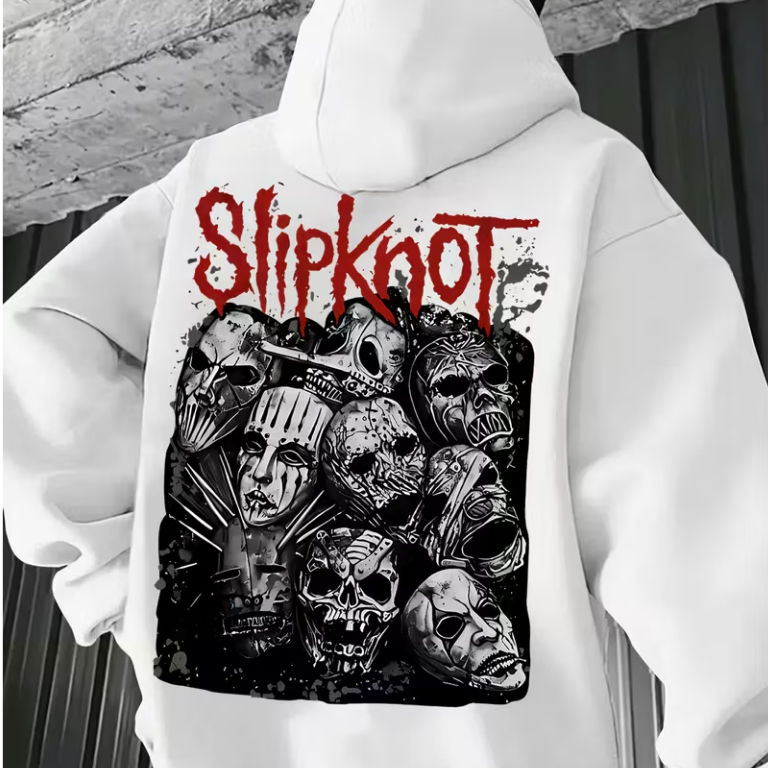 Moletom Canguru Blusa De Frio Estampada Algodão Banda De Rock Heavy Metal Slipknot lowa Album Show