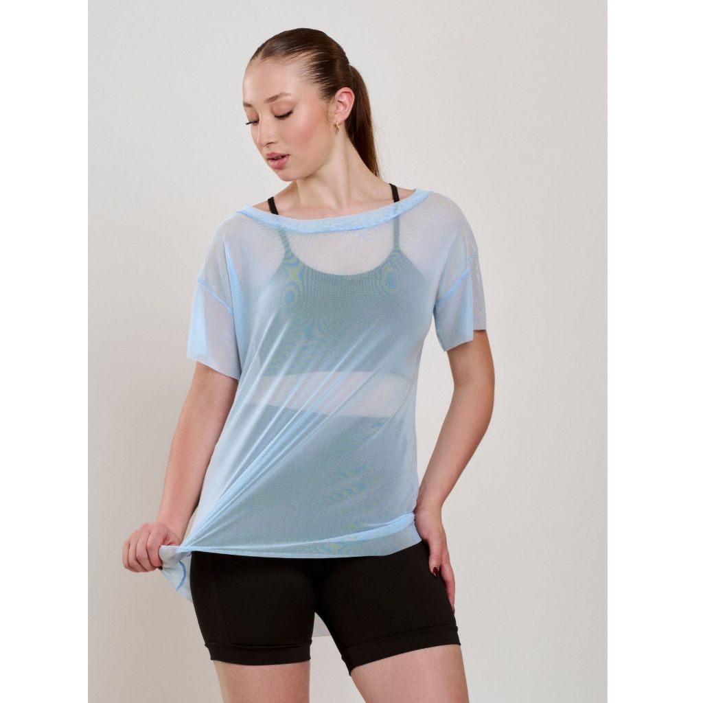 Blusa de tule academia fitness 10736 em Oferta na Shopee