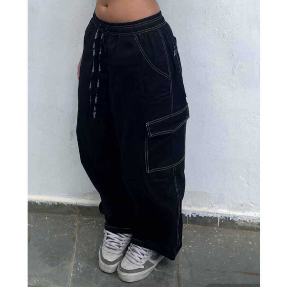 calça cargo skatista com ajuste na cintura