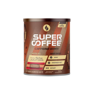 SuperCoffee Chocolate Lajotinha 220g – Energia & Foco, Café com Chocolate Cremoso em Oferta na Shopee